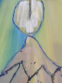 "Die drei Nornen, signiert und datiert 2006" von Wo Sarazen auf art24