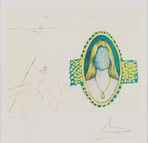 "Don Quichote / blaue Dame" by Salvador Dalí on art24