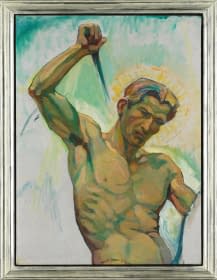 "Traum der Künstlerin / Messerstecher" von Clara Porges auf art24