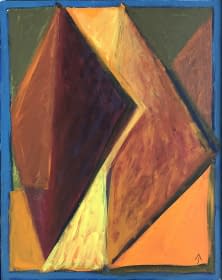 "Alkonyi angyalok/Engel der Abenddämmerung" by János Aknay on art24