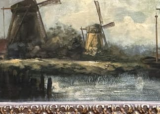 ""Die beiden Mühlen."" by Jacob Henricus (Jacobus) Maris on art24