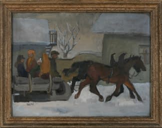 "Sáně (dt. Schlitten)" by Lev Šimák on art24