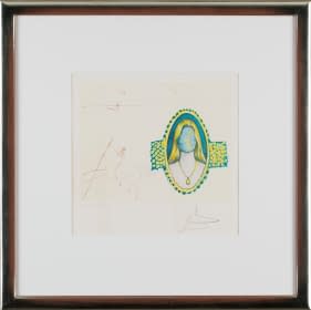 "Don Quichote / blaue Dame" by Salvador Dalí on art24