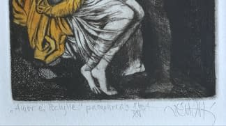 ""Ámor és Psyche" XI/XV EA" de Zoltán Vén sur art24