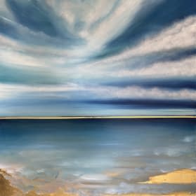 "Never Look Back: Forward to the Golden Horizon" by Viktoria Koestler on art24