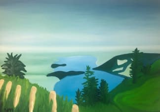 "Ausblick von der Rigi Schweiz mit Zugersee" by Ursina Müller on art24