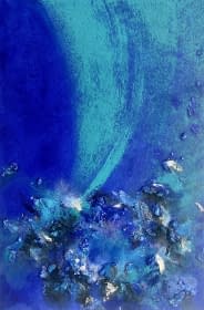 "Deep Blue Water and Lights" von Viktoria Koestler auf art24