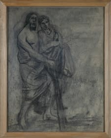 "Studie zweier Männer" by Arthur Joseph Guéniot on art24