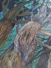 ""In der Umarmung der Bäume"" von Katarzyna Knap KNAP_ART auf art24
