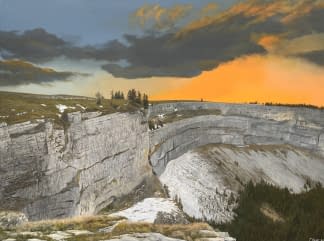 "Arrière automne sur le Creux du Van" by Patrick Egger on art24