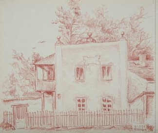 "Architekturstudie (Prag - Hvězda)" von František Sembdner auf art24