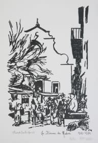 "«Chiesa di Santo Spirito» aus der Serie: «La Firenze dei Medici» (16/120)" by Miro Wladi on art24