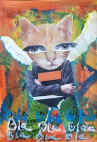 "von Katzen und ihren Geschichten, Serie." by Maria Fernanda Schulz on art24