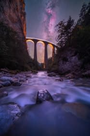 "Landwasser Viaduct" von Benjamin Barakat auf art24