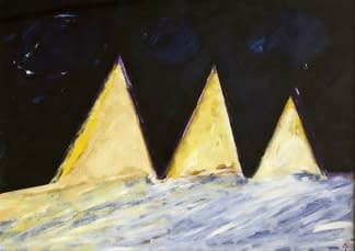 "Víz felett utazó/Die Reise über Wasser" by János Aknay on art24