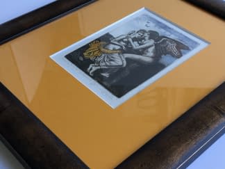 ""Ámor és Psyche" XI/XV EA" by Zoltán Vén on art24