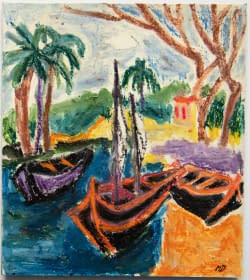 "Drei Schiffe" by Milena Biblikova on art24