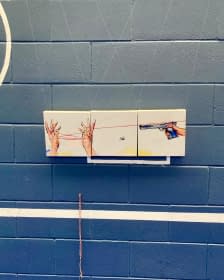 "Only game - triptych" by Katarina Babska Malikova on art24