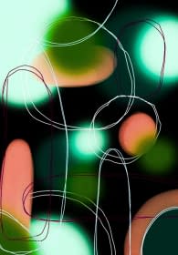 "Leuchtende Dimensionen" von Nomi Morina auf art24