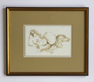 "Fekvő Akt/Liegender Akt" by Ruttkay Sándor on art24