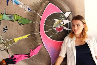 "Spektrum (Blickgewitter) (2022)" by Verena Kandler on art24