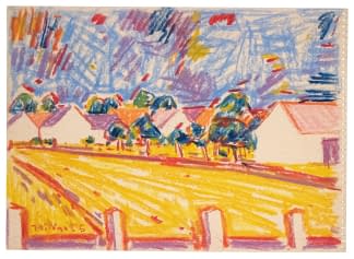 "Böhmisches Dorf an der Strasse" von Josef Kilián auf art24