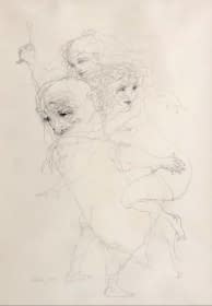 "Lót és lányai/ Lot und seine Töchter" by Ruttkay Sándor on art24