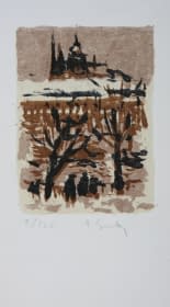 "Winterszene in Prag (2/120)" de František Emler sur art24