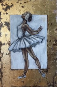 "BALLERINA ARTUS OILPAINTING" de N.Wüst sur art24