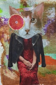 "von Katzen und ihren Geschichten, Serie." by Maria Fernanda Schulz on art24