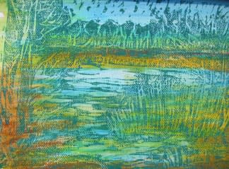 "Am Mechower See" von Ebba Sakel auf art24