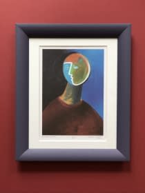 "Festőangyal 10/10 / Maler Engel" by János Aknay on art24