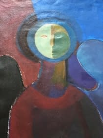 "Őrangyal/Schutzengel" de János Aknay sur art24