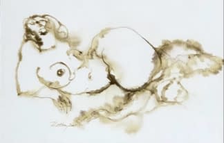 "Fekvő Akt/Liegender Akt" von Ruttkay Sándor auf art24