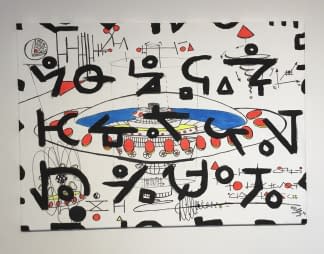 "Interconexión espeacial" de alfy Espinoza sur art24