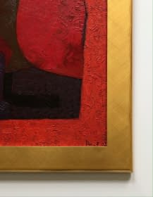 "A Hold és a szobor / Mond und Statue" von Ferenc Puha auf art24