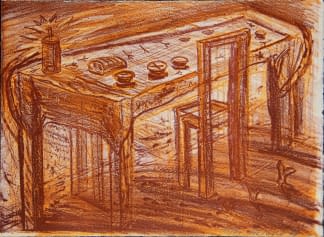 "Interieurszene" by Otto Heigold on art24