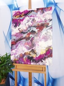 "Lila Himmel" by DAgis Welt on art24