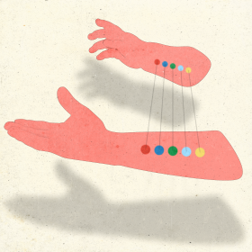 "Hands" von Mu auf art24
