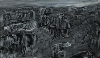 "Landschaftsstudie" by Max Mahu on art24