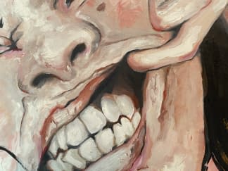 "Mädchen zeigt Zähne" von Lara Korella auf art24