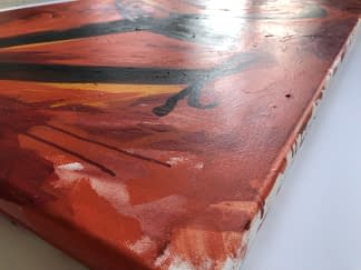 "Várakozók/Wartende" von Attila Orbán auf art24
