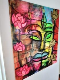 "Inspired Buddha" by Art by Tina N. on art24