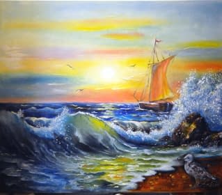 "Segelschiff" by Galina on art24