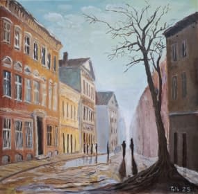 "Stille Gasse" von S. Konstantin Toth auf art24