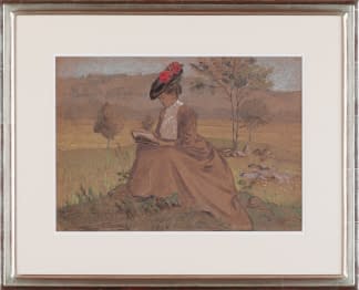 "Damenportrait" by Hans Otto Spreng on art24