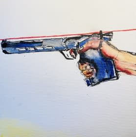 "Only game - triptych" de Katarina Babska Malikova sur art24