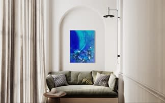 "Deep Blue Water and Lights" von Viktoria Koestler auf art24