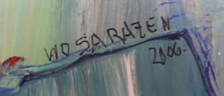 "Die drei Nornen, signiert und datiert 2006" von Wo Sarazen auf art24