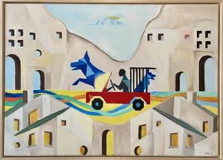"Fahrt durchs Erinnerungsland" by S. Konstantin Toth on art24